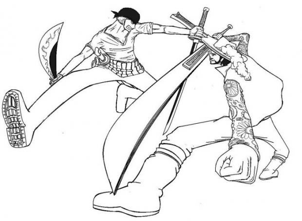 Zoro Vs Mihawk