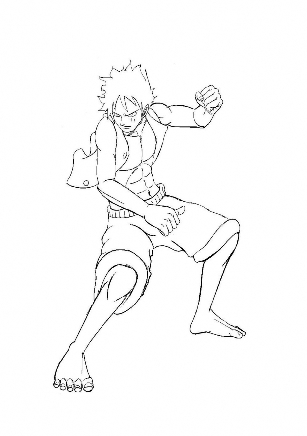 OP sketch : Luffy