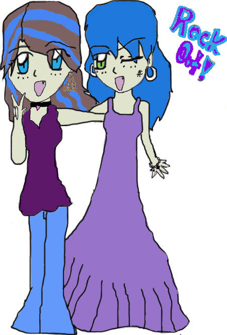 Hilai and Aaretta-ROCK OUT!!!!