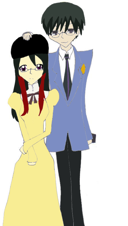Avril and Kyoya Colored!!