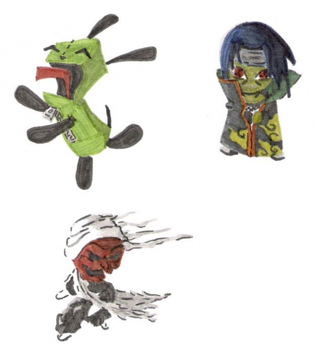 Gir, Ichigo + Itachi