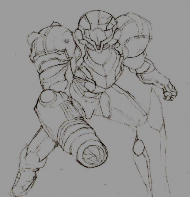 My First Samus Drawing!!!
