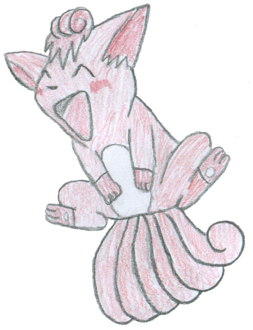 Vulpix Jumping, So Cute!