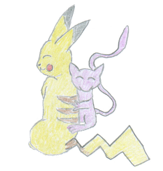 Pikachu And Mew