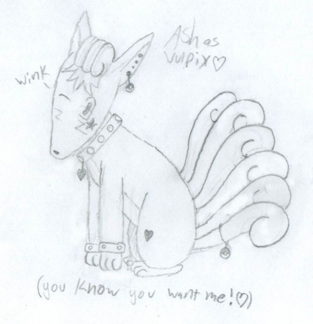 Ash As Hot Vulpix! ^-^ Yay!