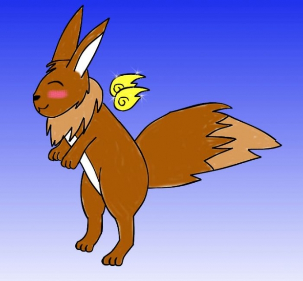 Eevee Angel! ^-^ Fun Fun!