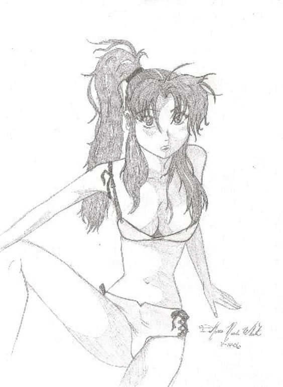 Chidori's Swimsuit Pin Up