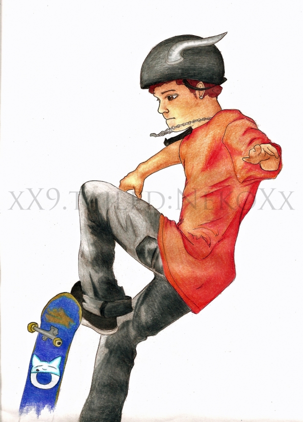 Skatin' Kid - Coloured