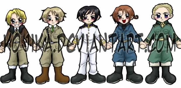 Hetalia Chibi Set 1