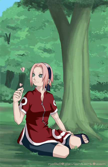 Cell-shaded Sakura