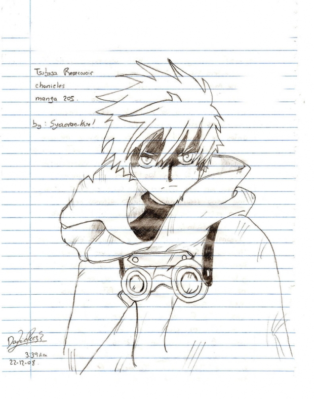 syaoran in manga of tsubasa