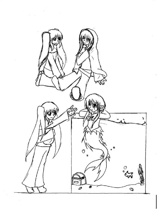 Sakana And Angel ( Chibi )