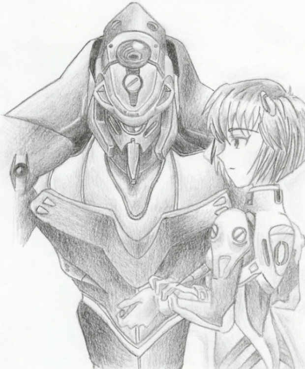 Rei And Unit 00