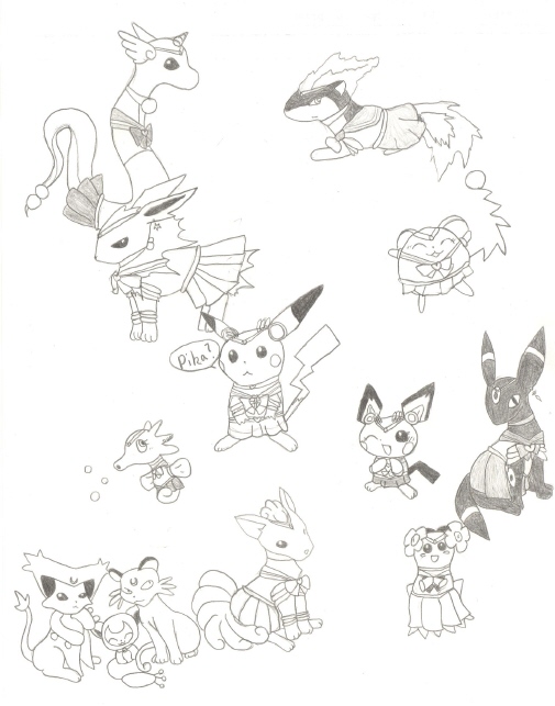 Sailor Pikachu And The Poke Scouts