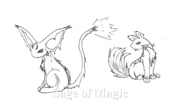 My Versions Of Leafia And Glacia