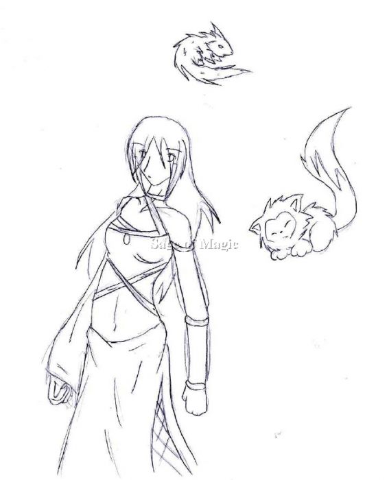 Dress And Furry Sketch