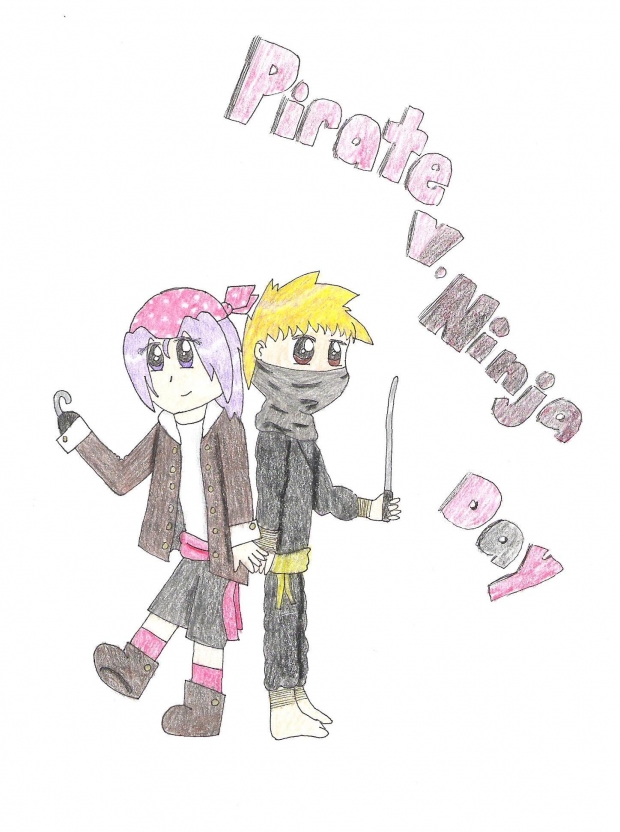 Happy Pirate Vs. Ninja Day!