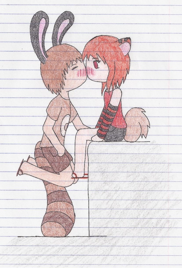 Kemuri and Kai Kiss