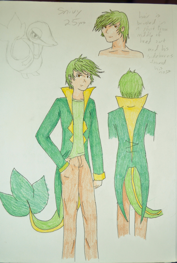 Mr. Snivy (colored)!