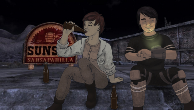 Sarsaparilla Break [Commission]