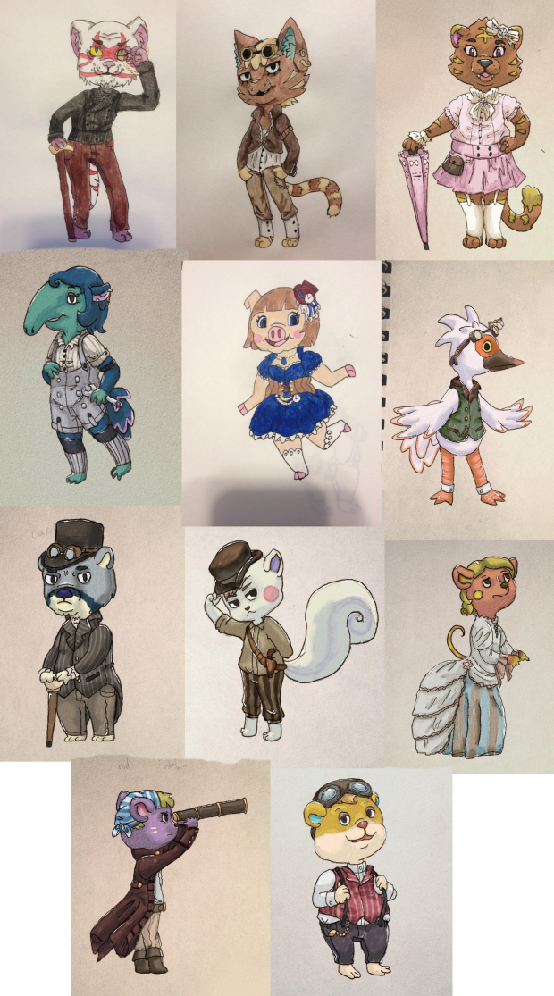 Victorian themed Villagers!