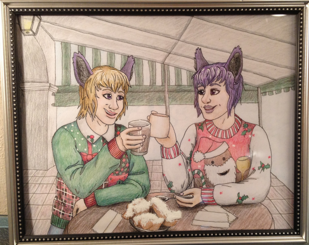 Christmas at Cafe du Monde