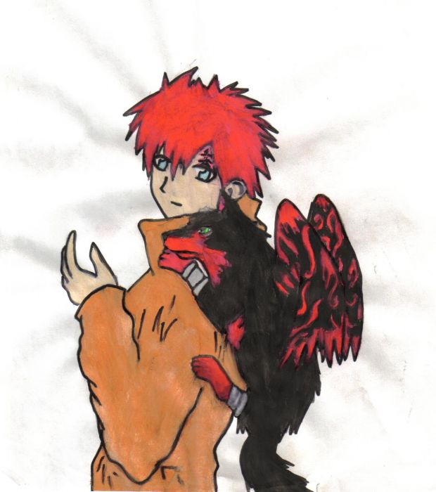 Gaara And Juli *full Ookami Form*