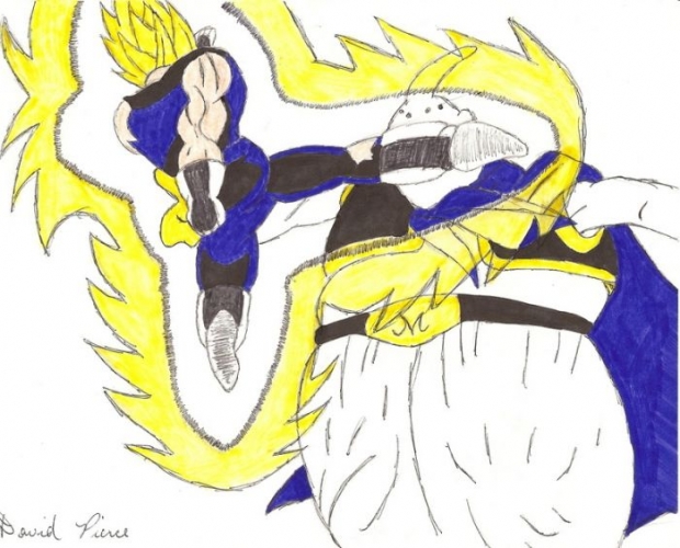 Majin Vegeta Vs. Majin Buu