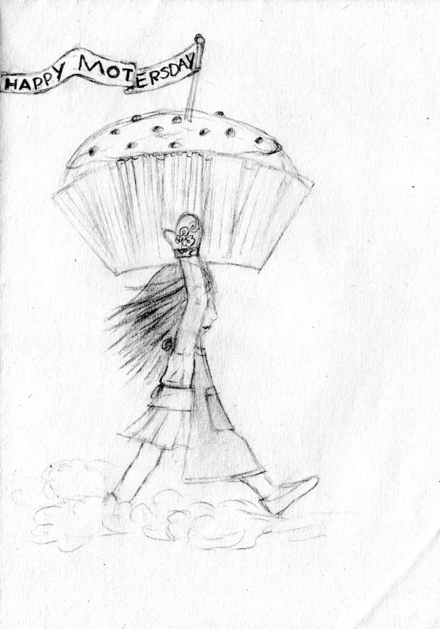 Happy Mothers Day! -- with cupcake