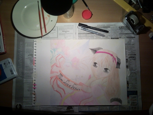 Challenge entry - Nekomusume - 2d version