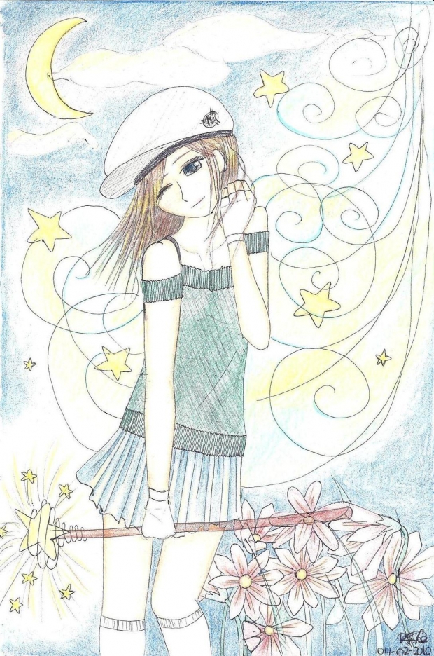 Magical Midget Golf [Roughly coloured sketch]