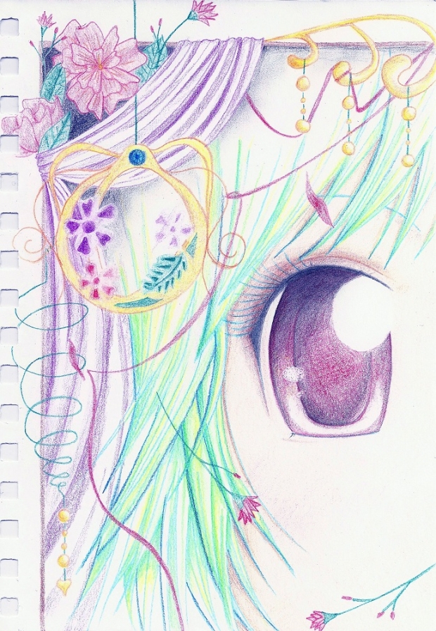 Angel's close-up .:coloured:.