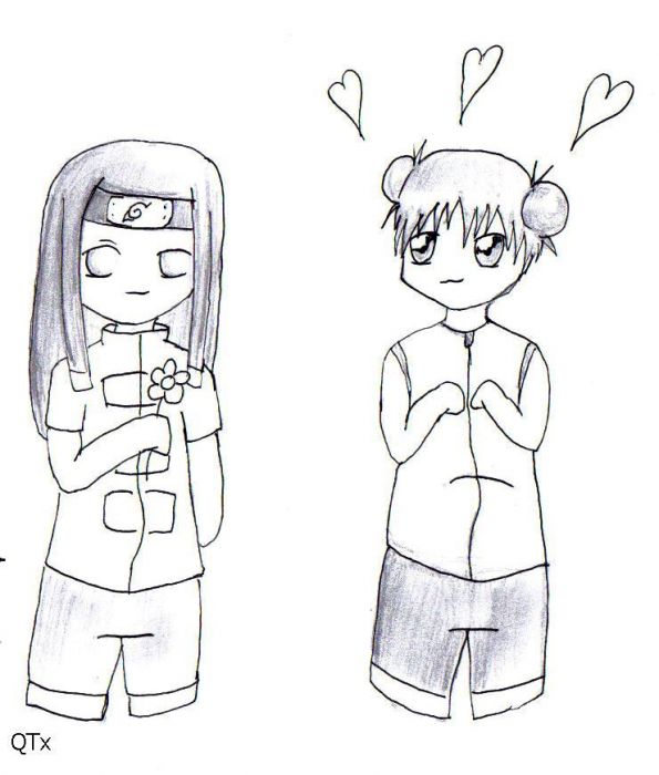 Neji X Tenten Chibis