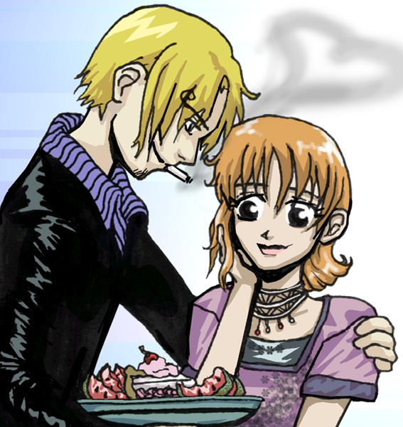 Sanji And Nami-san