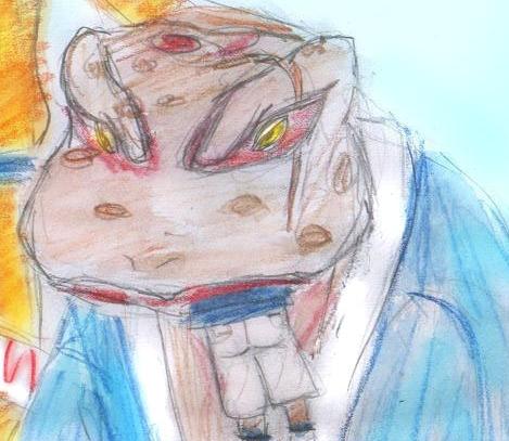 Gamabunta Ate Sasuke