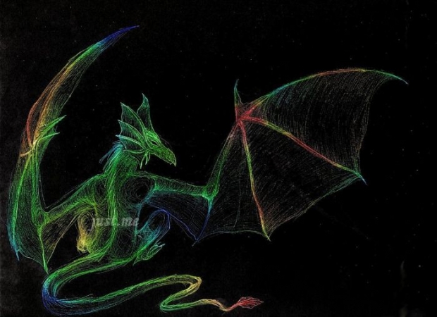 Mighty Multi-colored Dragon