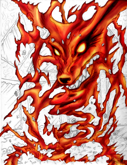 Kyuubi (coloring by me)