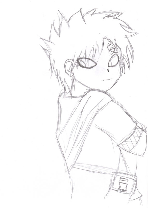 Sketch Of Gaara