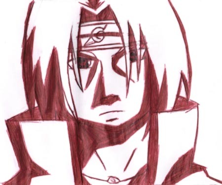 Itachi In Red