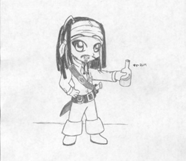 Cool Chibi Jack Sparrow