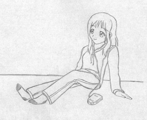 Girl Listening To Music