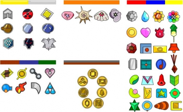 All Pokemon Badges From The Show