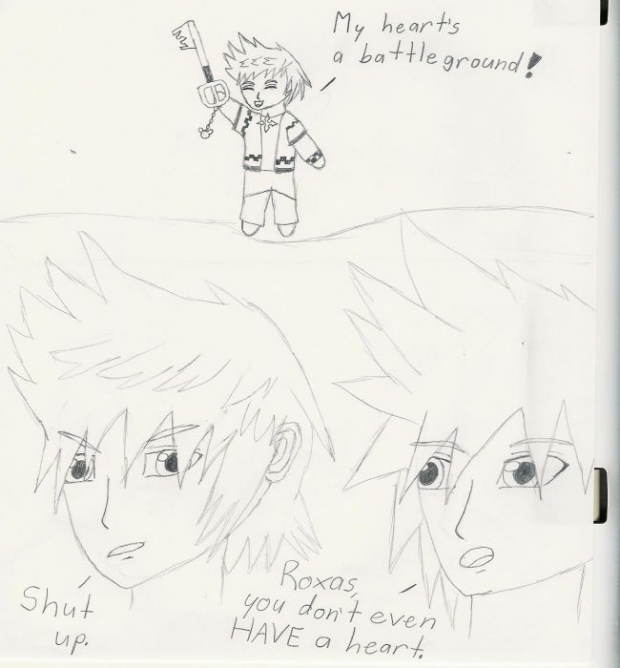 Roxas' Heart's (not?)a Battleground