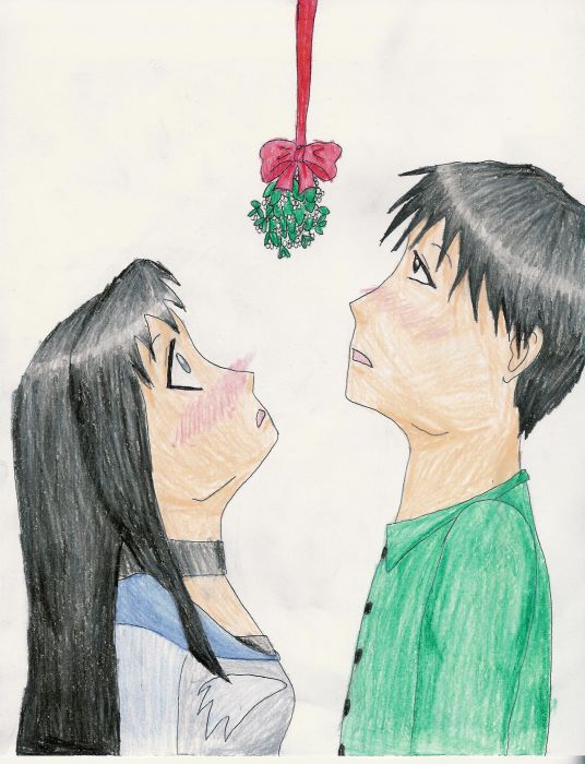 Roy And Nina Under The Mistletoe