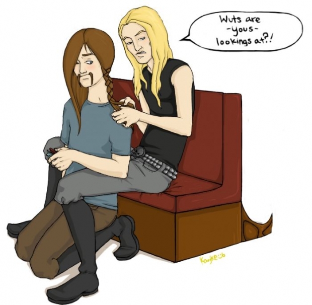 Wuts Are Yous Lookings At?