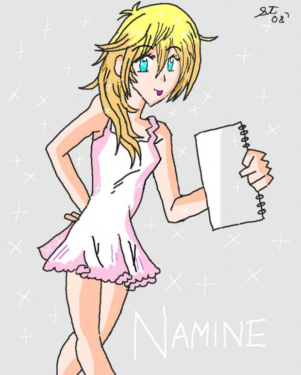 My first ever KH Fanart on TheO (MS Paint)