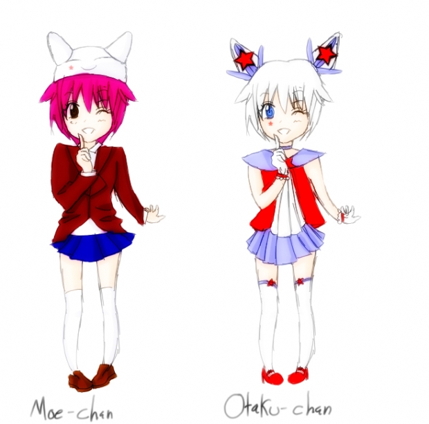 Moe-chan and Otaku-chan