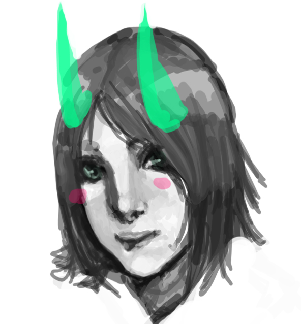 Random self portrait! XD