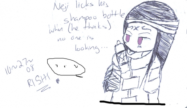 When He Thinks No One's Looking...