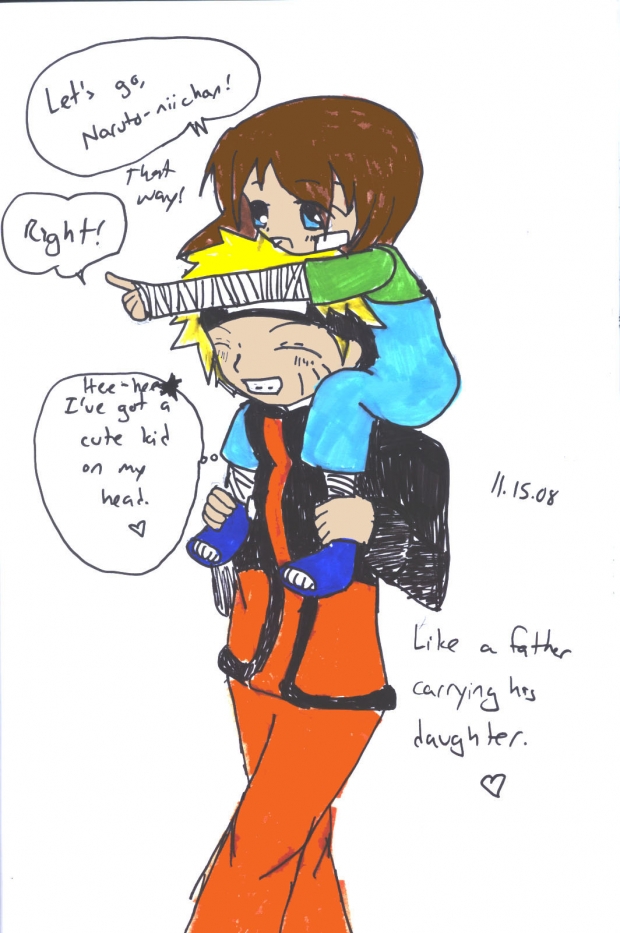 I've Got A Cute Kid On My Head~<3